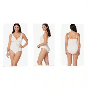 Bleu Rod Beattie Glam Stand Over-The-Shoulder D Tankini Swimsuit